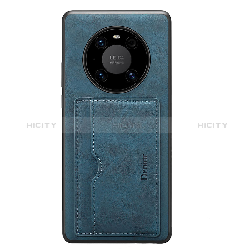 Funda Lujo Cuero Carcasa MT2 para Huawei Mate 50 Pro Azul