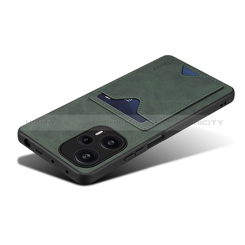 Funda Lujo Cuero Carcasa MT2 para Xiaomi Poco F5 5G Verde