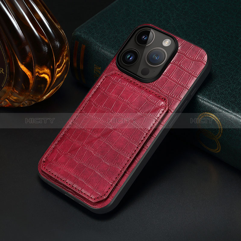 Funda Lujo Cuero Carcasa MT5 para Apple iPhone 14 Pro