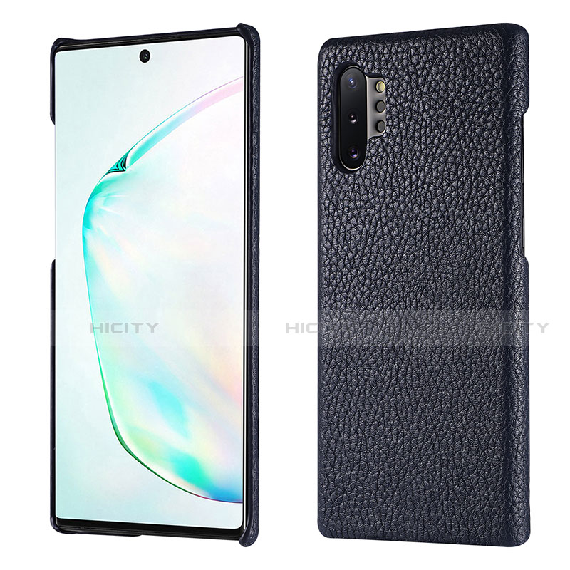 Funda Lujo Cuero Carcasa P01 para Samsung Galaxy Note 10 Plus 5G