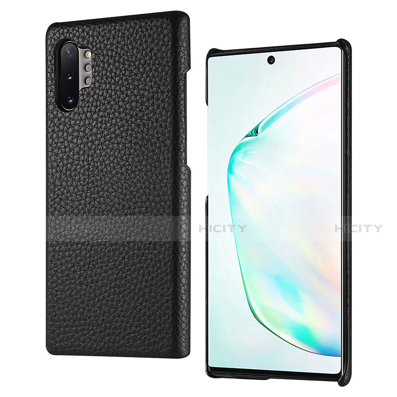 Funda Lujo Cuero Carcasa P01 para Samsung Galaxy Note 10 Plus 5G