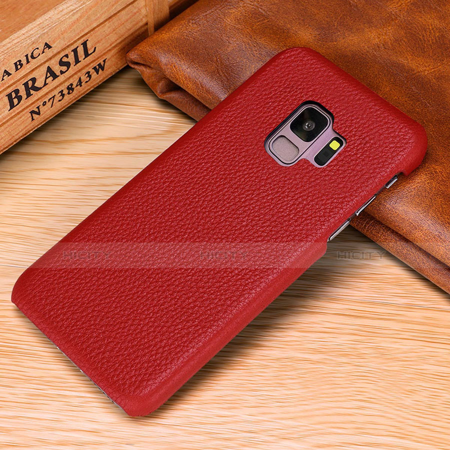 Funda Lujo Cuero Carcasa P01 para Samsung Galaxy S9