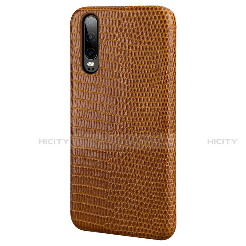 Funda Lujo Cuero Carcasa P02 para Huawei P30