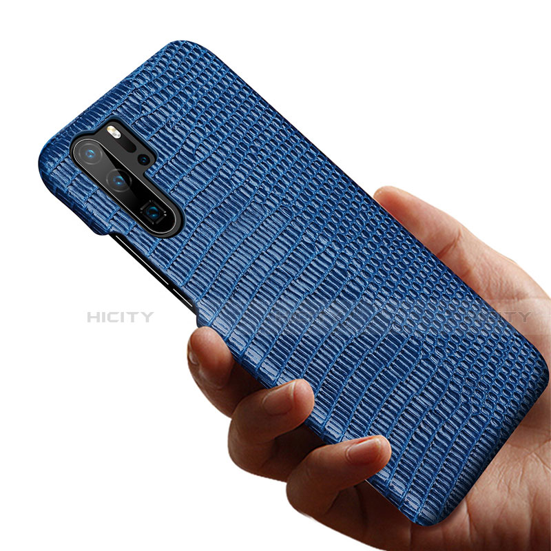 Funda Lujo Cuero Carcasa P02 para Huawei P30 Pro