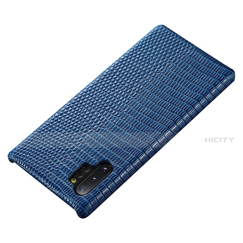 Funda Lujo Cuero Carcasa P02 para Samsung Galaxy Note 10 Plus