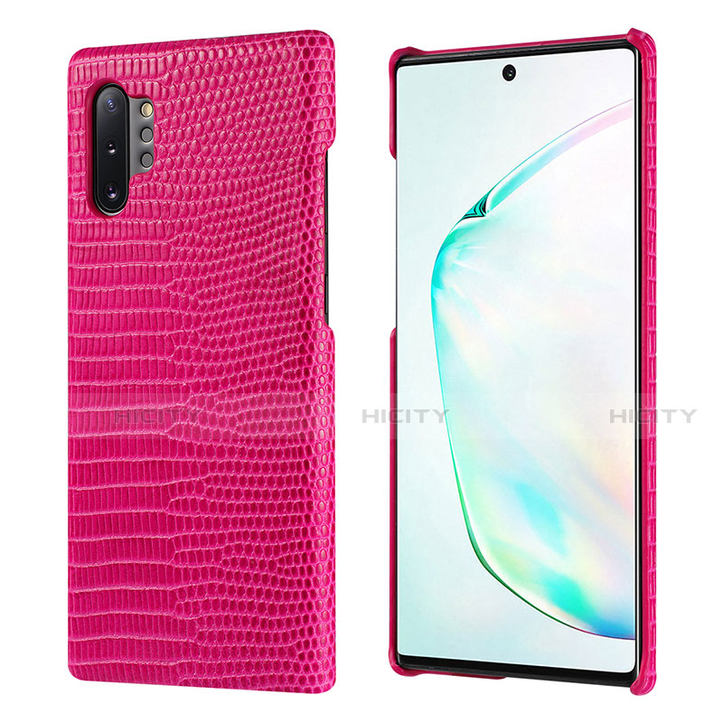 Funda Lujo Cuero Carcasa P02 para Samsung Galaxy Note 10 Plus