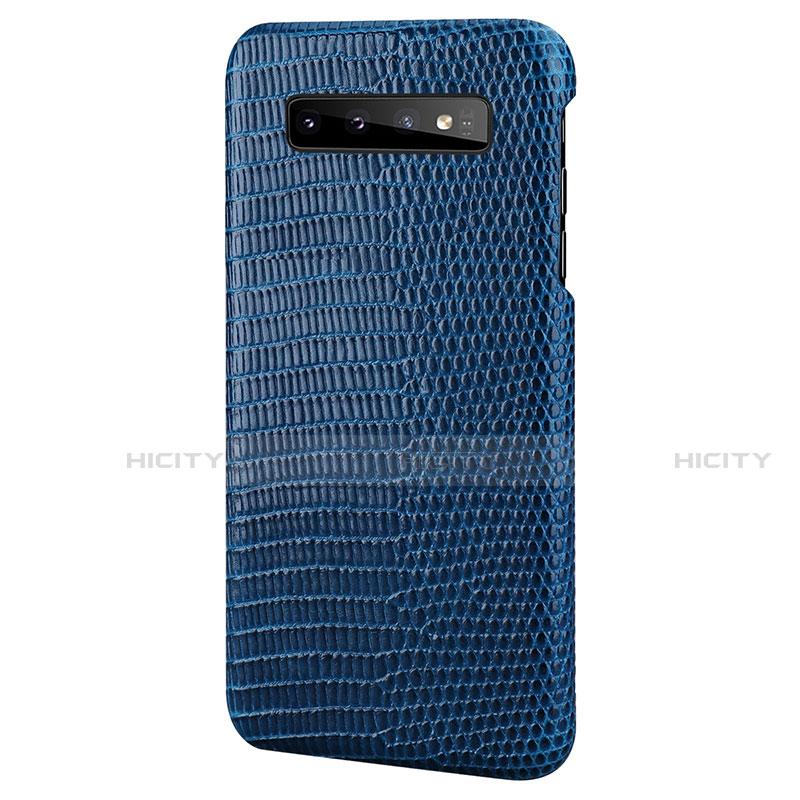 Funda Lujo Cuero Carcasa P02 para Samsung Galaxy S10 Plus