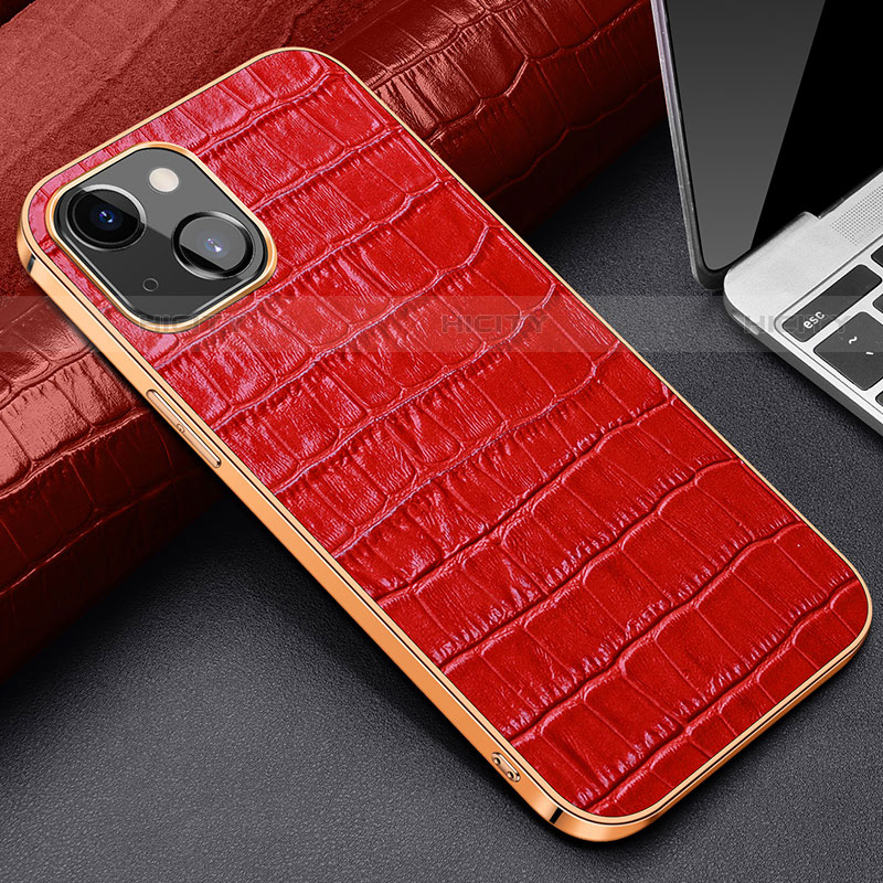 Funda Lujo Cuero Carcasa para Apple iPhone 13