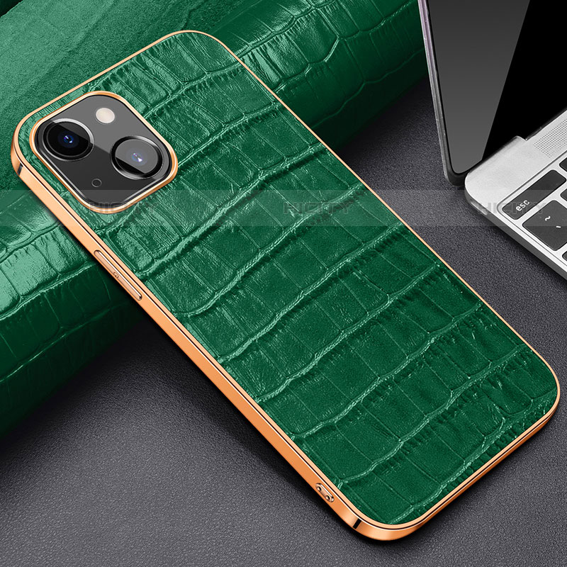 Funda Lujo Cuero Carcasa para Apple iPhone 13