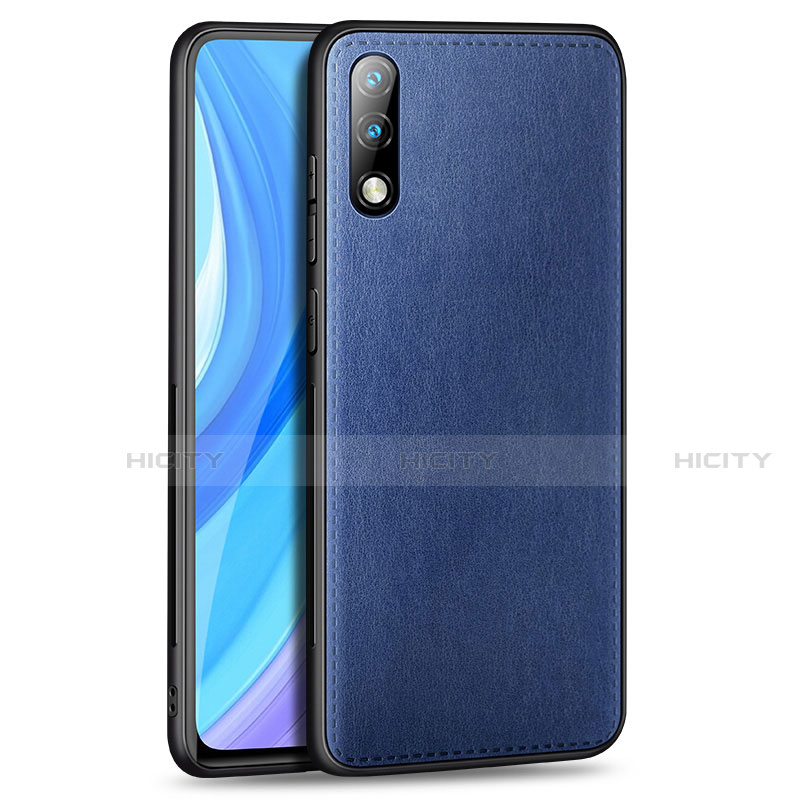 Funda Lujo Cuero Carcasa para Huawei Enjoy 10