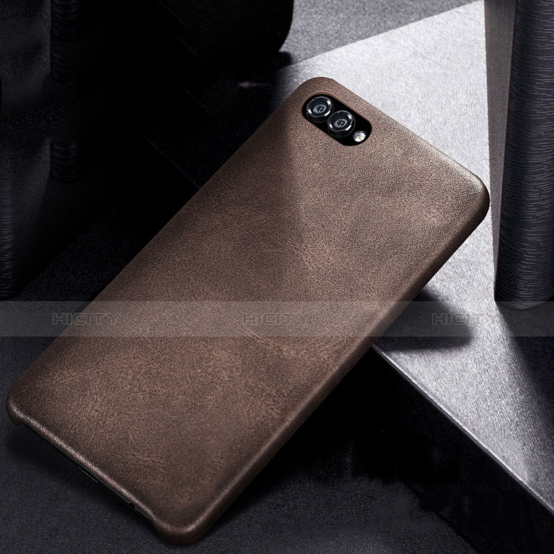 Funda Lujo Cuero Carcasa para Huawei Honor 10 Marron