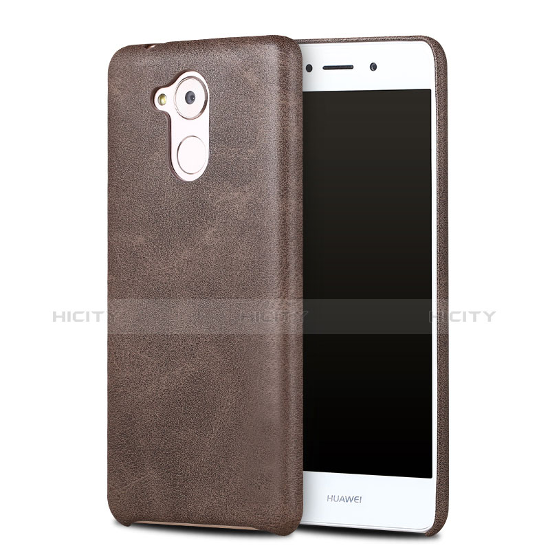 Funda Lujo Cuero Carcasa para Huawei Honor 6C Marron