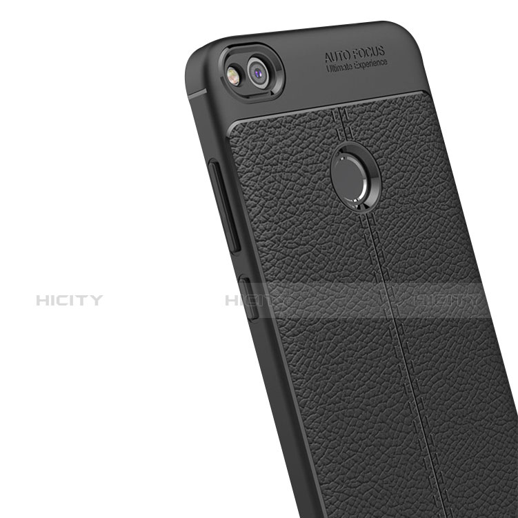 Funda Lujo Cuero Carcasa para Huawei Honor 8 Lite Negro