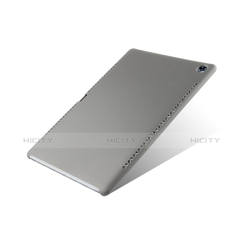 Funda Lujo Cuero Carcasa para Huawei MediaPad M5 Pro 10.8 Gris