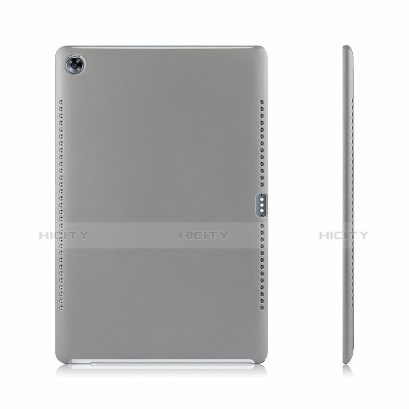 Funda Lujo Cuero Carcasa para Huawei MediaPad M5 Pro 10.8 Gris