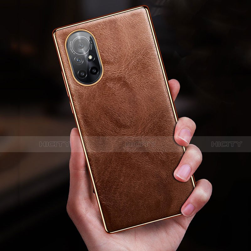 Funda Lujo Cuero Carcasa para Huawei Nova 8 5G