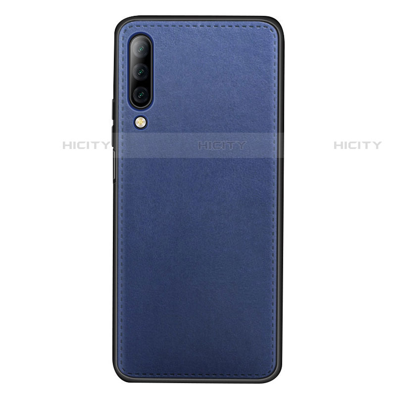 Funda Lujo Cuero Carcasa para Huawei P Smart Pro (2019) Azul