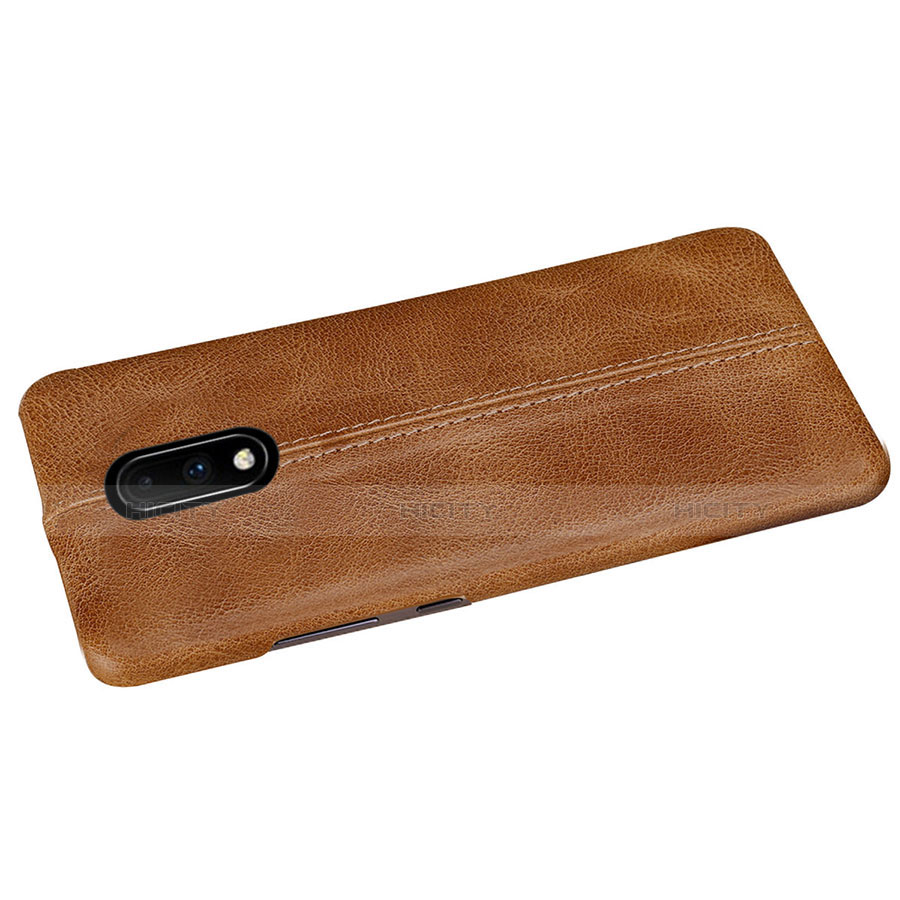 Funda Lujo Cuero Carcasa para OnePlus 7