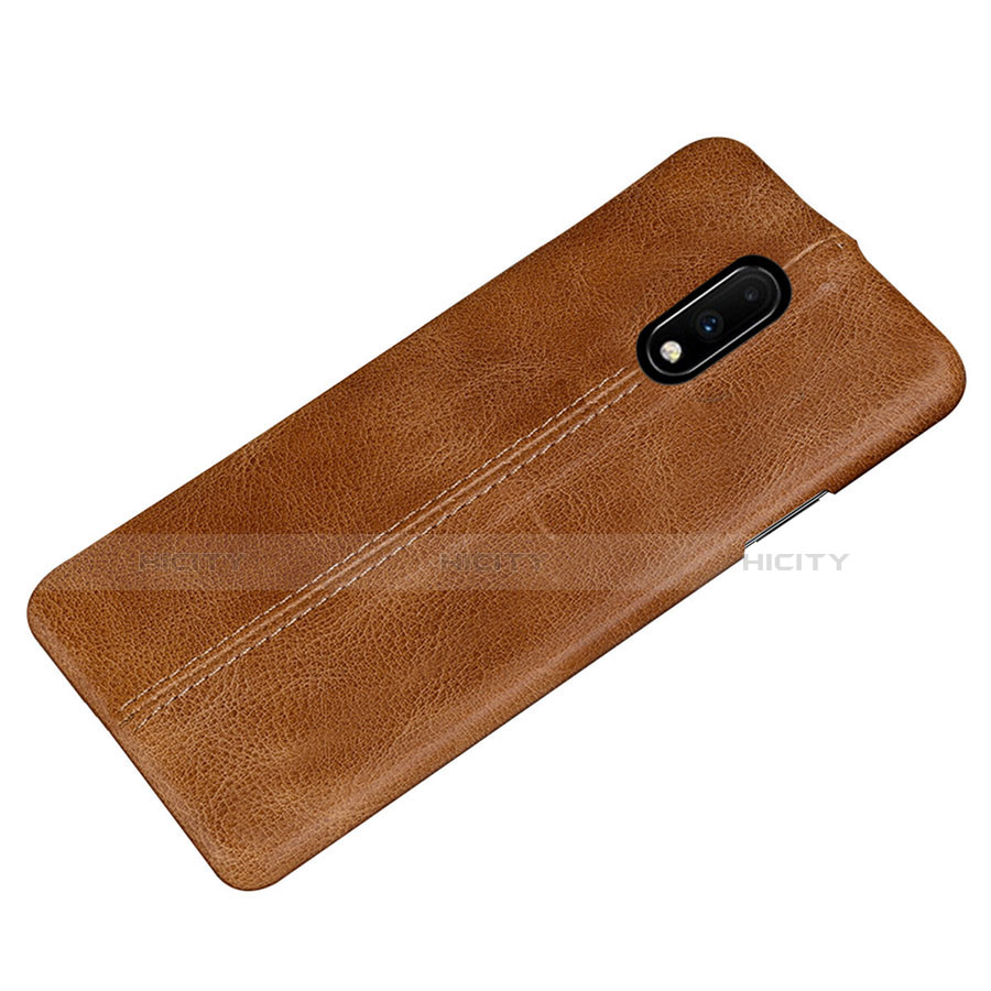 Funda Lujo Cuero Carcasa para OnePlus 7