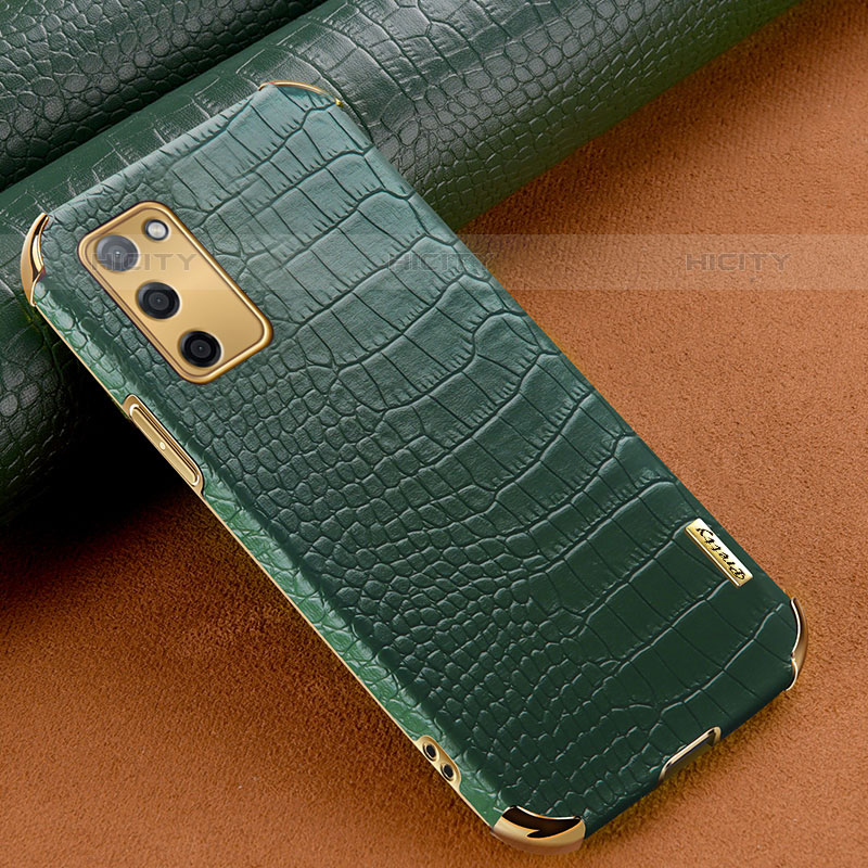 Funda Lujo Cuero Carcasa para Oppo A53s 5G Verde