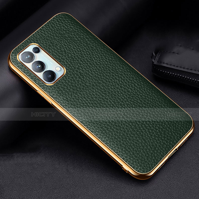 Funda Lujo Cuero Carcasa para Oppo Reno5 5G