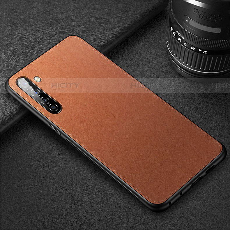 Funda Lujo Cuero Carcasa para Realme X2