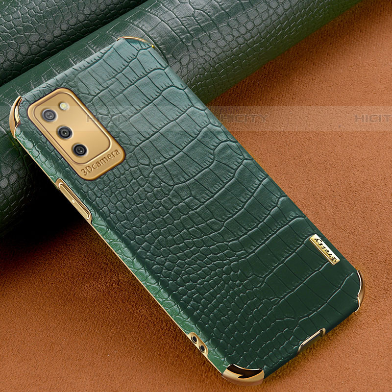 Funda Lujo Cuero Carcasa para Samsung Galaxy A03s Verde