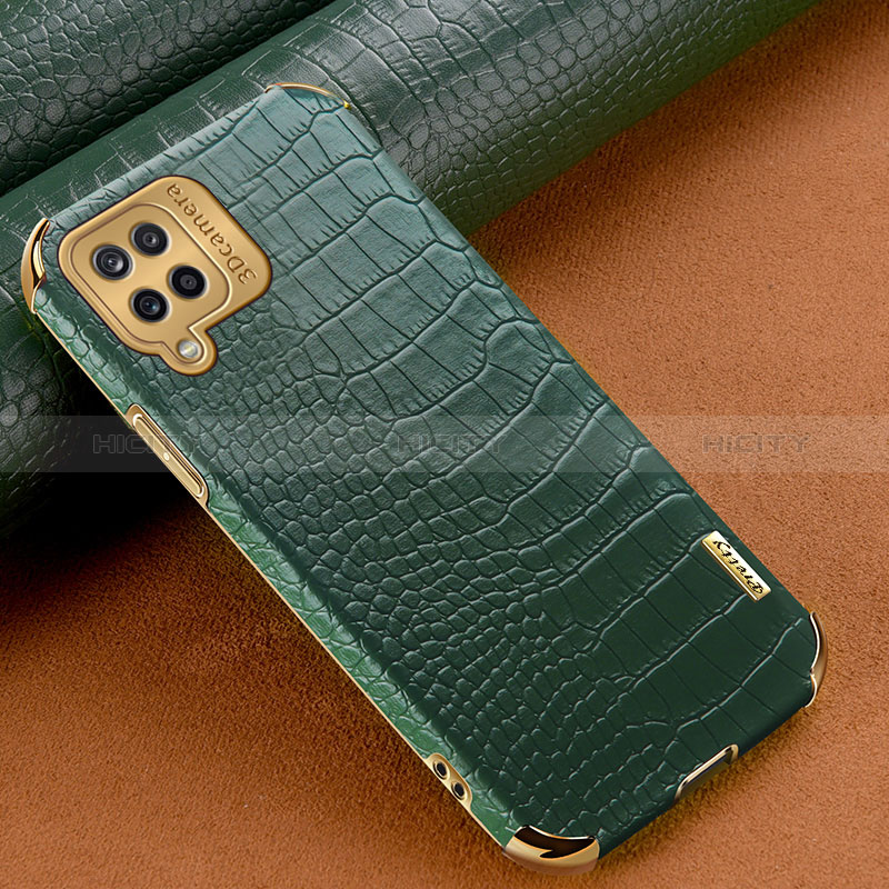 Funda Lujo Cuero Carcasa para Samsung Galaxy A12 Verde