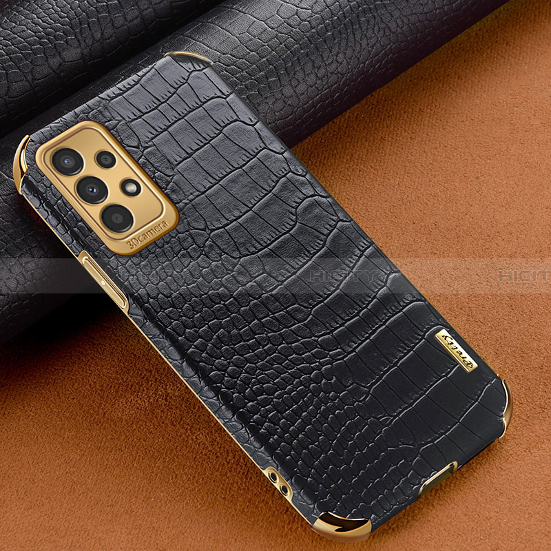 Funda Lujo Cuero Carcasa para Samsung Galaxy A13 4G Negro