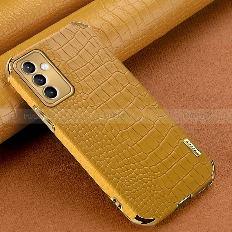 Funda Lujo Cuero Carcasa para Samsung Galaxy A15 5G Amarillo