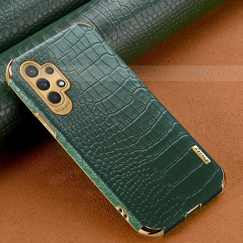 Funda Lujo Cuero Carcasa para Samsung Galaxy M32 5G Verde