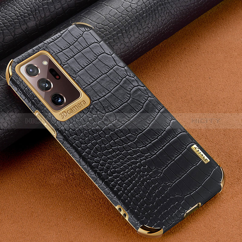 Funda Lujo Cuero Carcasa para Samsung Galaxy Note 20 Ultra 5G Negro