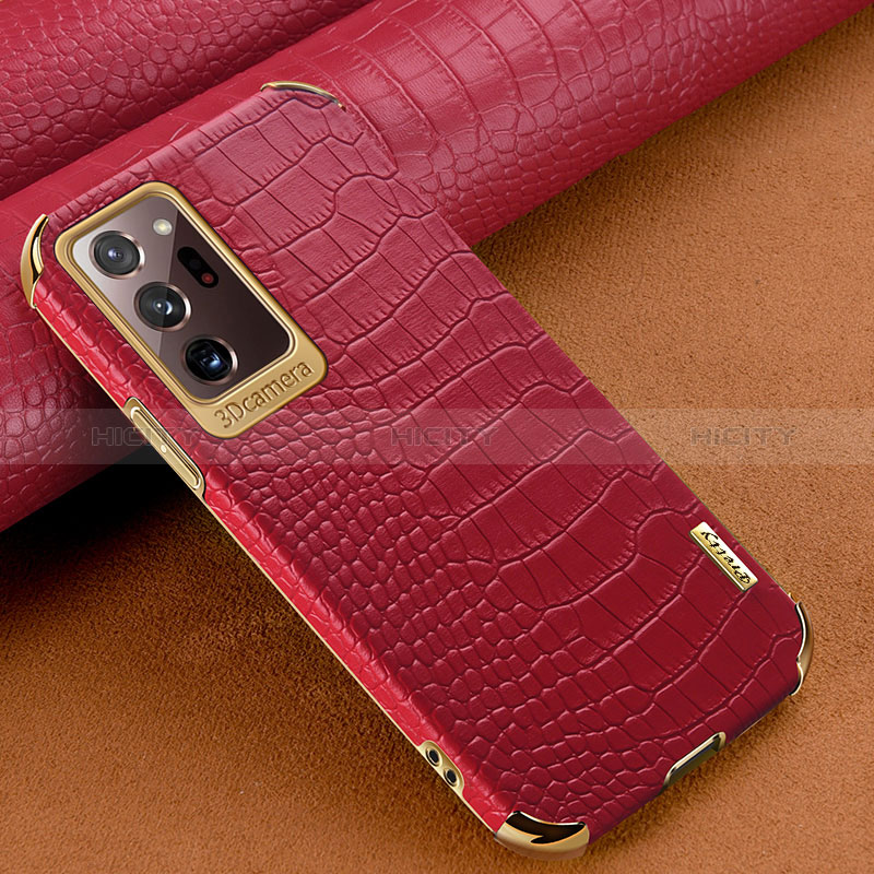 Funda Lujo Cuero Carcasa para Samsung Galaxy Note 20 Ultra 5G Rojo