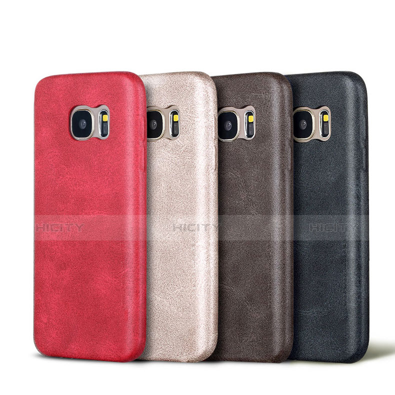 Funda Lujo Cuero Carcasa para Samsung Galaxy S7 G930F G930FD