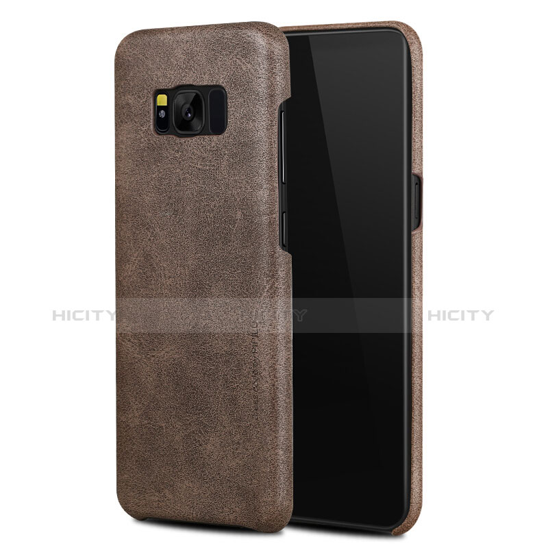 Funda Lujo Cuero Carcasa para Samsung Galaxy S8 Plus Marron