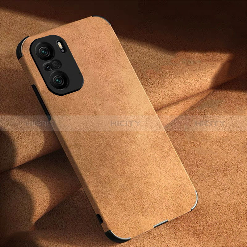 Funda Lujo Cuero Carcasa para Xiaomi Mi 11i 5G Marron