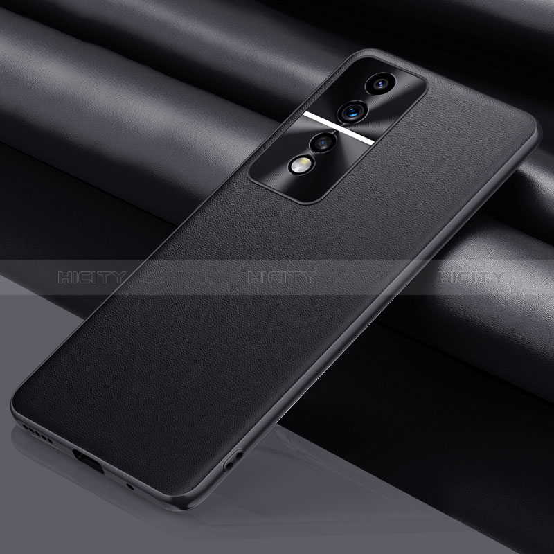 Funda Lujo Cuero Carcasa QK1 para Huawei Honor 80 GT 5G Negro