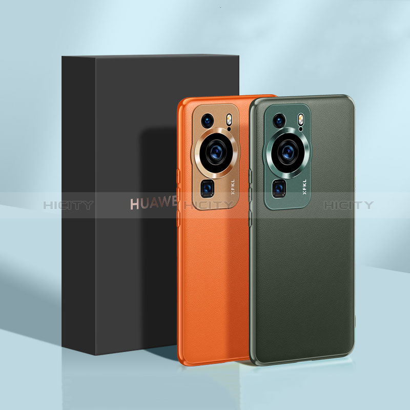 Funda Lujo Cuero Carcasa QK1 para Huawei P60 Pro