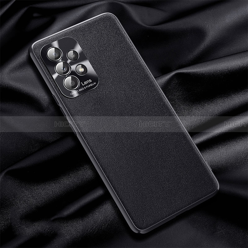 Funda Lujo Cuero Carcasa QK1 para Samsung Galaxy A32 5G Negro