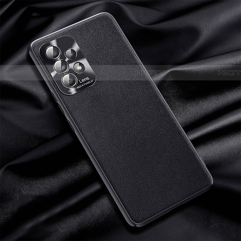 Funda Lujo Cuero Carcasa QK1 para Samsung Galaxy A52 5G Negro