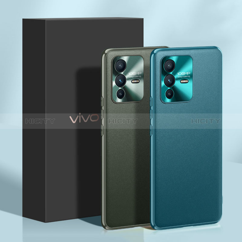 Funda Lujo Cuero Carcasa QK1 para Vivo V23 5G