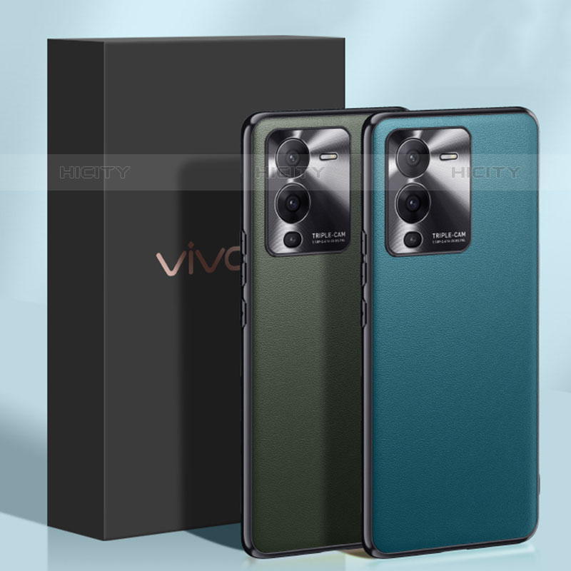 Funda Lujo Cuero Carcasa QK1 para Vivo V25 Pro 5G