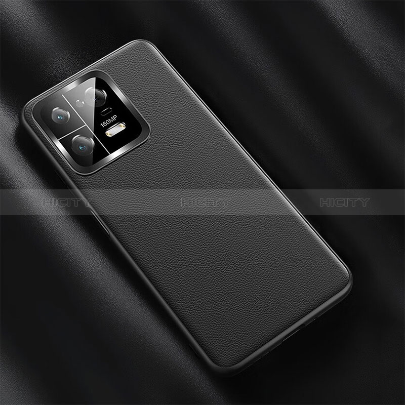 Funda Lujo Cuero Carcasa QK1 para Xiaomi Mi 13 Pro 5G Negro