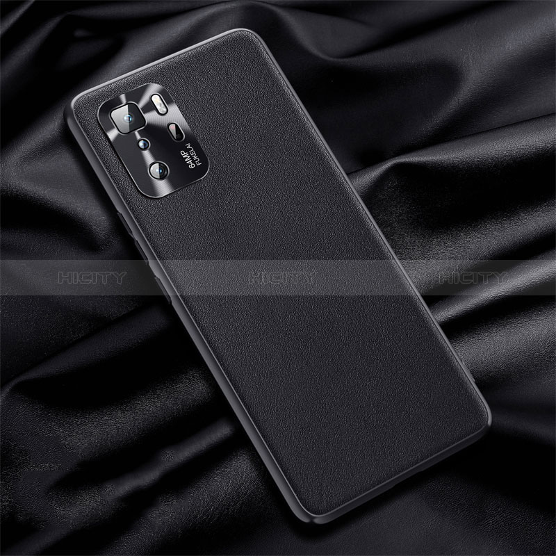 Funda Lujo Cuero Carcasa QK1 para Xiaomi Poco X3 GT 5G Negro