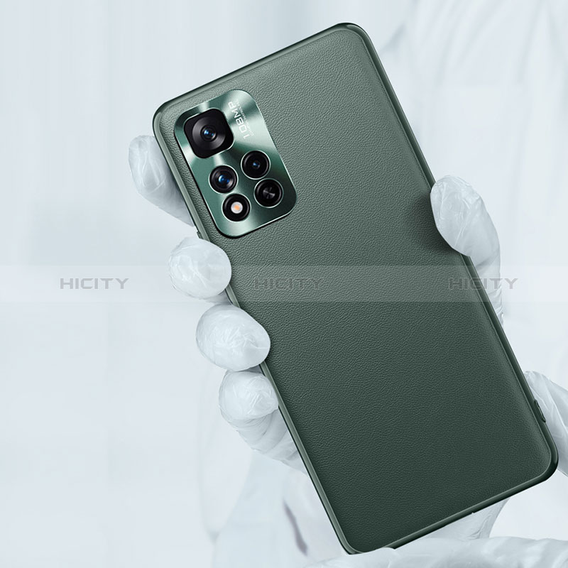 Funda Lujo Cuero Carcasa DY3 para Xiaomi Redmi Note 11 Pro+ Plus 5G Verde