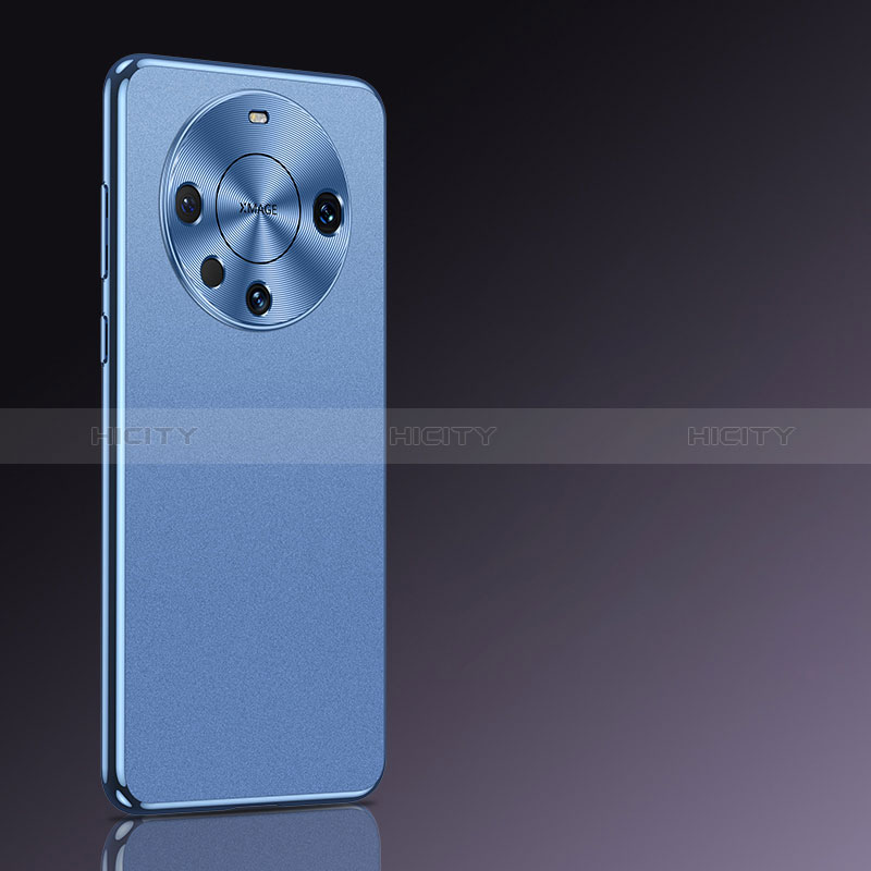 Funda Lujo Cuero Carcasa QK2 para Huawei Mate 60 Pro Azul