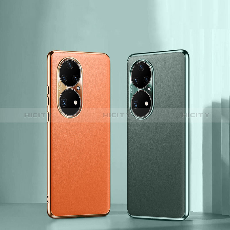 Funda Lujo Cuero Carcasa QK2 para Huawei P50 Pro