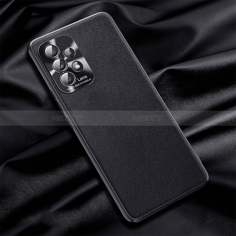 Funda Lujo Cuero Carcasa QK2 para Samsung Galaxy A32 4G Negro