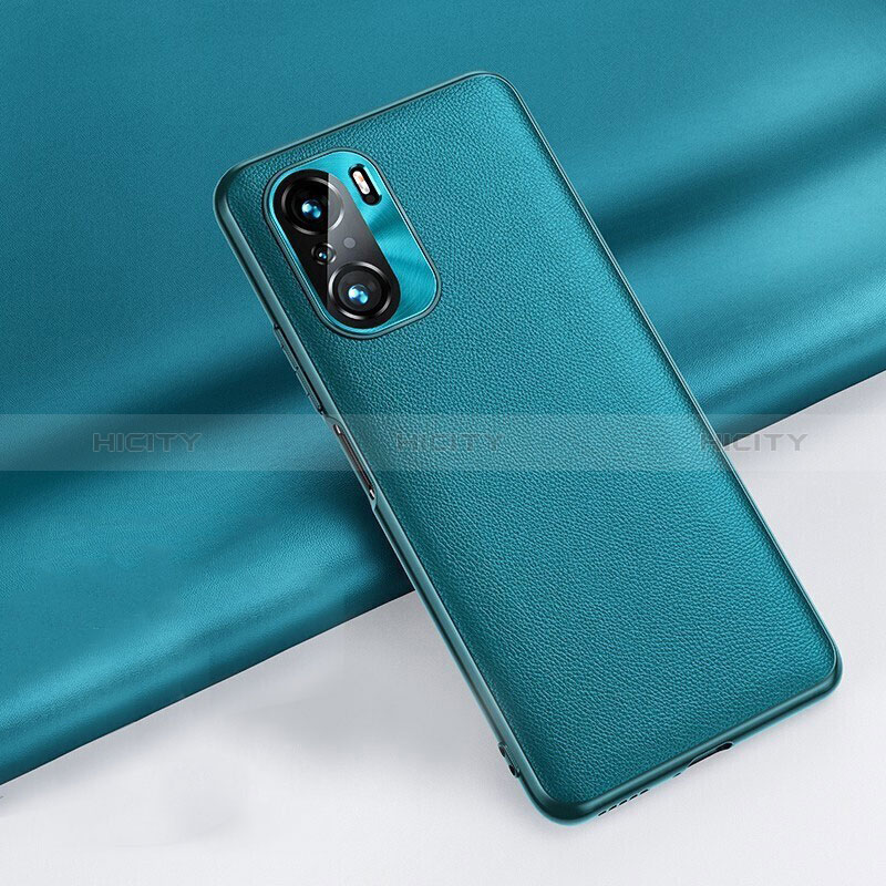 Funda Lujo Cuero Carcasa QK3 para Xiaomi Mi 11i 5G Verde