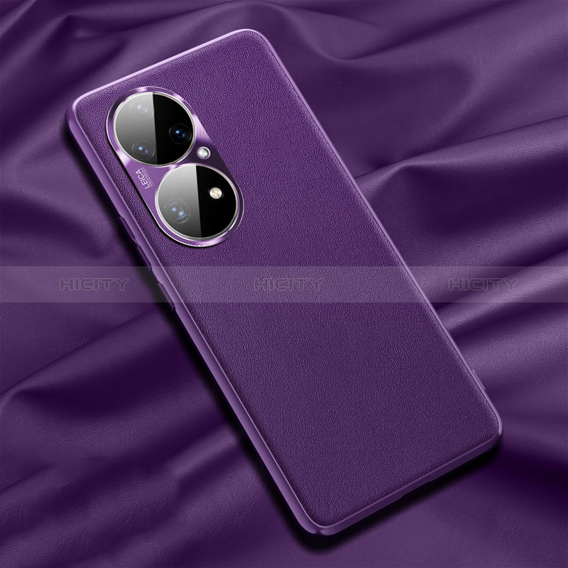 Funda Lujo Cuero Carcasa QK4 para Huawei P50